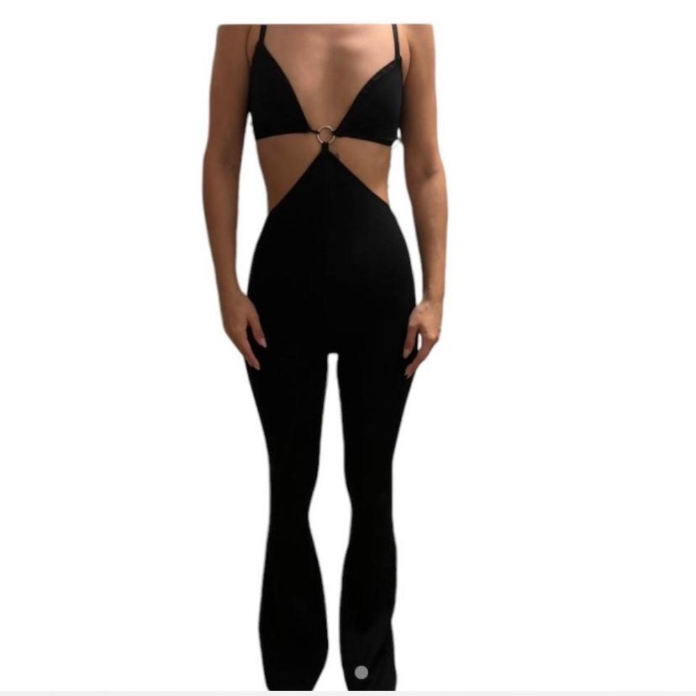 POSTER GIRL Black o-ring Jumpsuit